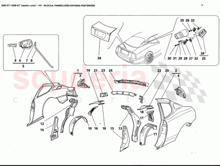 Photo of COMPLETO GUARDABARROS TRASERO IZQUIERDO…