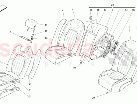 Photo of ASIENTOS TRASEROS DERECHOS CON TAPICER A LATERAL ASIENTOS…