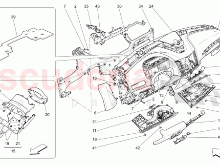 Photo of CONJUNTO EMBELLECEDOR LATERAL IZQUIERDO DEL SALPICADERO TAPICER A…