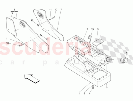 Photo of CONSOLA INFERIOR COMPLETA AZUL MARINO NAVY BLUE 364010345…