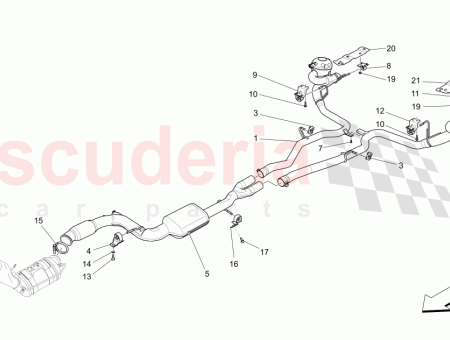 Photo of SOPORTE DEL SILENCIADOR DELANTERO IZQUIERDO…