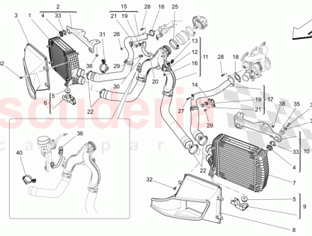 Photo of MANGUITO DE LA TURBINA AL INTERCOOLER DEL LADO…