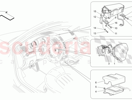 Photo of AIRBAG LATERAL DEL CONDUCTOR MARRONE CORNIOLA MARR N…