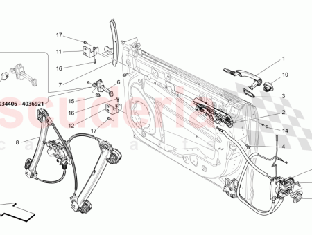 Photo of CERRADURA DE LA PUERTA DELANTERA DEL LADO IZQUIERDO…