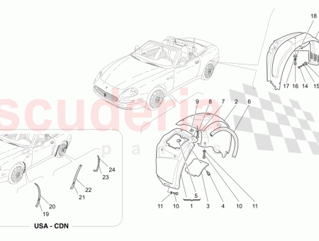 Photo of PROTECTOR DE GRAVA DE LA RUEDA LATERAL IZQUIERDA…