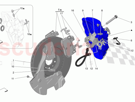 Photo of CONJUNTO DE LA PINZA DELANTERA IZQUIERDA…
