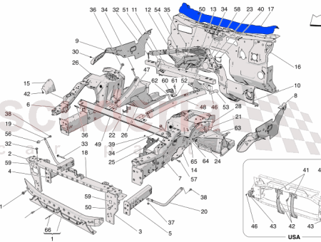 Photo of LHD DASHBOARD LOWER FRAMEWOR…