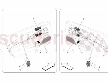 Photo of LH FRONT DOOR POWER WINDOW TRIM…