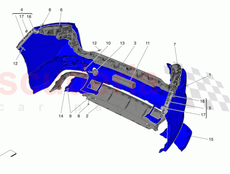 Photo of PARTE INFERIOR DEL PARACHOQUES TRASERO…