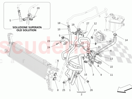 Photo of TUBO ENTRE EL RADIADOR SECUNDARIO Y LA BOMBA…