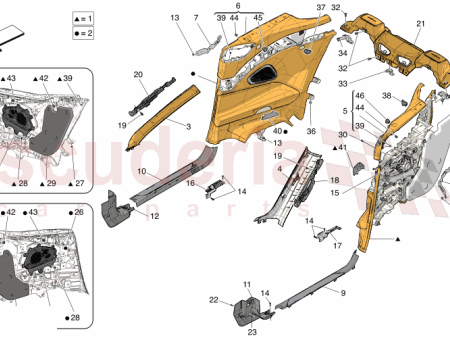 Photo of CASQUILLO DE LA PUERTA TRASERA IZQUIERDA…