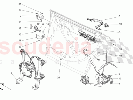 Photo of CERRADURA DE LA PUERTA TRASERA IZQUIERDA…