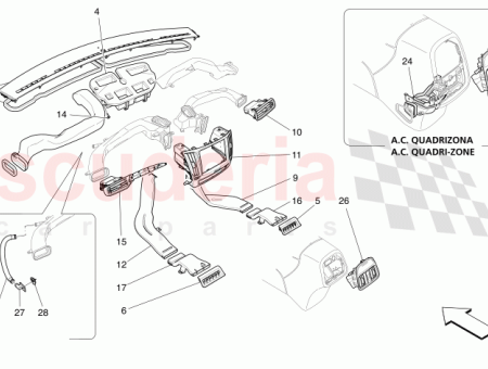 Photo of DRIVER SIDE DASHBOARD AIR VENT ASS…