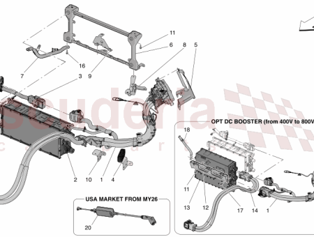 Photo of CABLEADO DEL CARGADOR DE ALTA TENSI N…