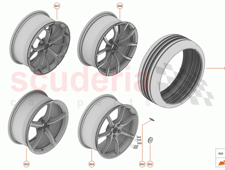 Photo of WHEEL RR SPIDER OPT FORGED 20X10 5J…