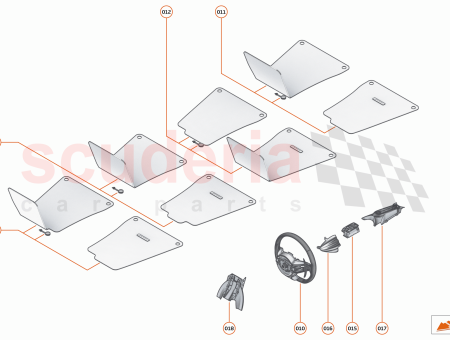 Photo of BRANDED FLOORMATS SET FED…