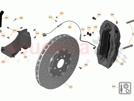 Photo of Duct Disc Cooling Carbon Front RH 675LT…