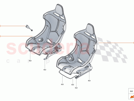 Photo of RACE SEAT LHD PASSENGER FIXED…