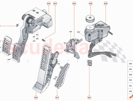 Photo of BRAKE PEDAL ASSY RHD 60TH ANNIVERSARY…