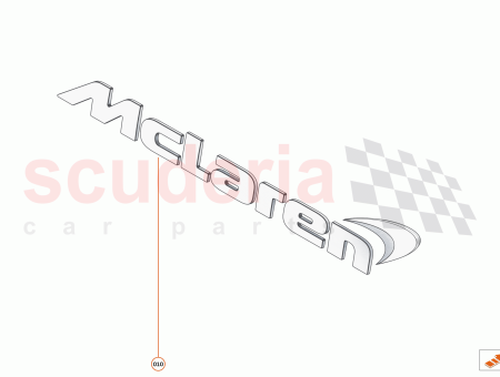 Photo of ASSY BADGE REAR MCLAREN P28…