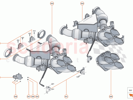 Photo of FINISHER TAILPIPE REST OF WORLD WITH VALVES…
