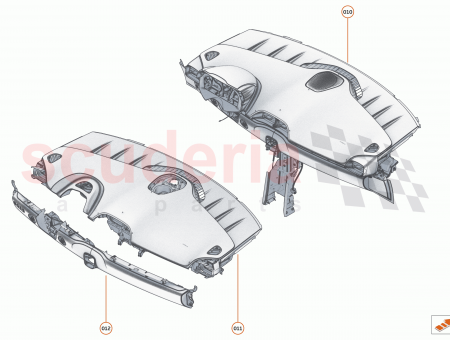 Photo of ASSY UPPER FACIA RHD HL…
