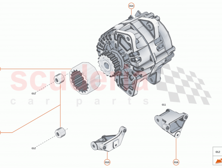 Photo of BRACKET ALTERNATOR UPPER…