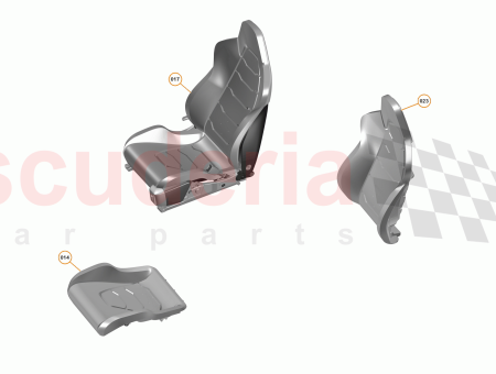 Photo of Seat Manual Alcantara Carbon Fibre Back Embossed LHD…