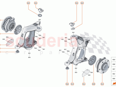 Photo of UPRIGHT SUSPENSION FRONT LH…