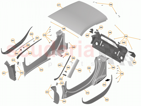 Photo of Heatshield Bulkhead Upper 675LT…