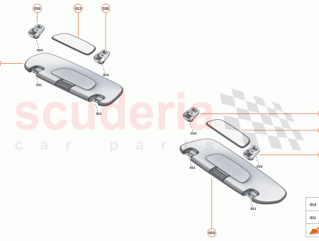 Photo of SUNVISOR FOOT LH…
