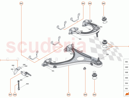 Photo of ASSY WISHBONE UPR FR RH…