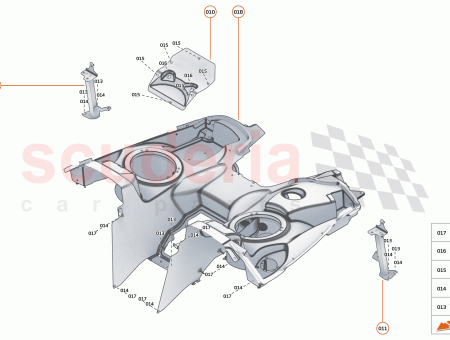Photo of ASSY BULKHEAD SUPPORT RR RH…