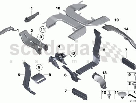 Photo of CONDUCTO DE AIRE MEDIO TRASERO 51 16…