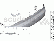 Photo of PANEL EMBELLECEDOR DEL PARACHOQUES TRASERO IMPRIMADO 51 12…