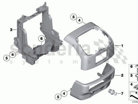 Photo of TAPA CONSOLA CENTRAL TRASERA 51 16…