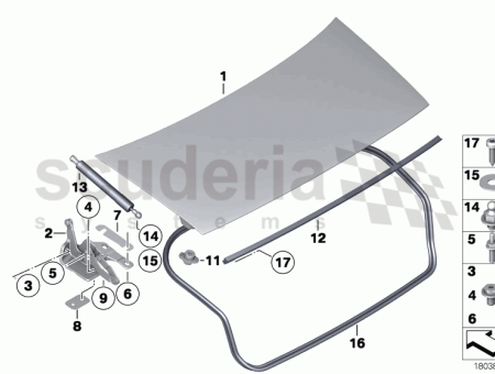 Photo of BISAGRA TAPA DEL MALETERO SUPERIOR DERECHA 41 00…