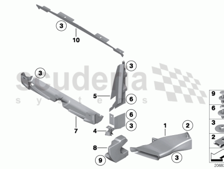 Photo of CONDUCTO DE AIRE LATERAL IZQUIERDO 51 71…