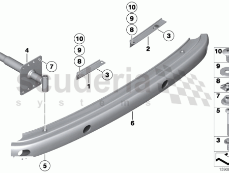 Photo of MONTAJE PARACHOQUES TRASERO DERECHO 51 12…