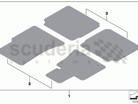 Photo of JUEGO ALFOMBRILLAS DELANTERAS 72 60…