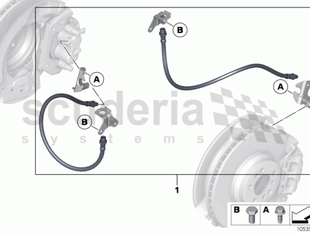 Photo of JUEGO DE MANGUERAS DE FRENO DELANTERAS 34 32…