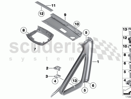 Photo of SECCI N INFERIOR EMBELLECEDOR DEL INTERRUPTOR PASAJERO DELANTERO…
