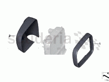 Photo of SOPORTE ANILLO ESPEJO EXTERIOR CROMADO DERECHA 51 16…