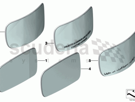 Photo of CRISTAL DEL ESPEJO CALEFACTADO GRAN ANGULAR IZQUIERDO 51…