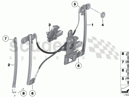 Photo of ELEVALUNAS CON MOTOR DELANTERO IZQUIERDO 51 33…
