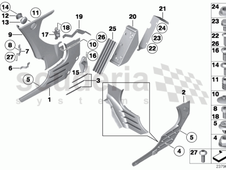Photo of PANEL EMBELLECEDOR PILAR A SUPERIOR INFERIOR DERECHO 51…