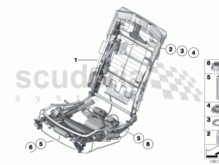 Photo of ARMAZ N DEL ASIENTO ELECTR DERECHO 52 20…