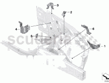 Photo of SOPORTE MANGUERA DE FRENO IZQUIERDA 41 10…