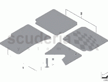 Photo of JUEGO ALFOMBRILLAS PIEL DE CORDERO DELANTERAS 51 47…