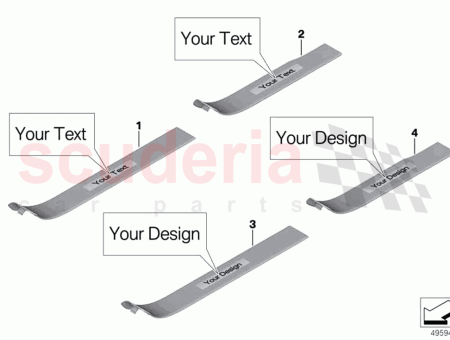 Photo of KIT RETROFIT ESTRIBO CEPILLADO TRASERO IZQ…